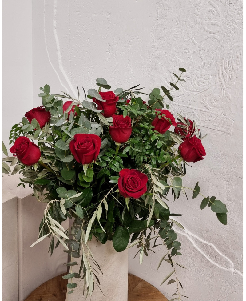 Ramo de 12 Rosas Rojas